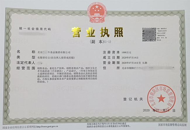 安迅商务为北京某公司提供疑难名称核准服务
